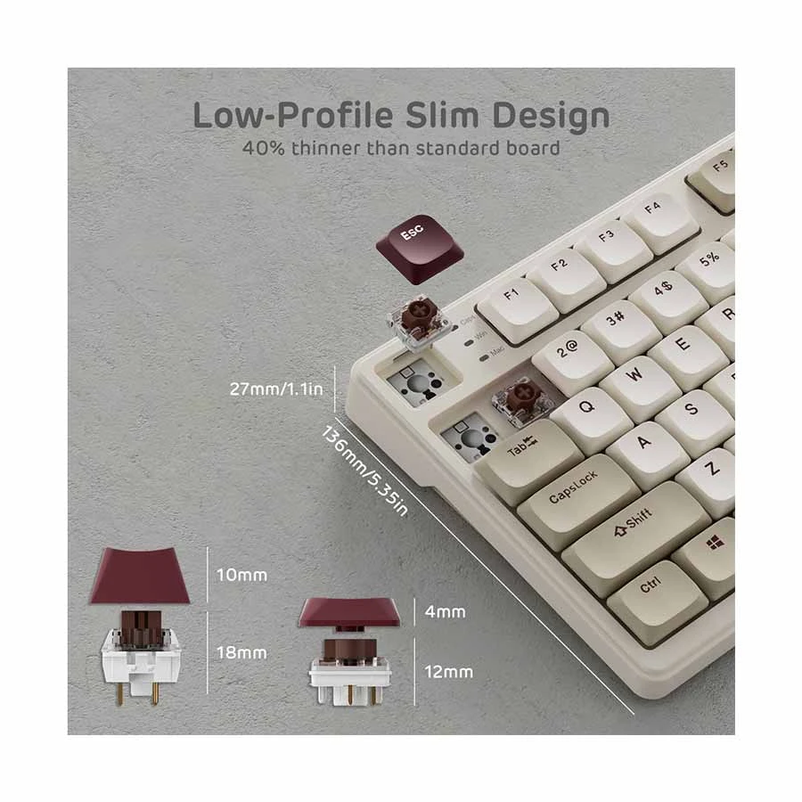 Royal Kludge N80 Low-Profile Keyboard Best Price