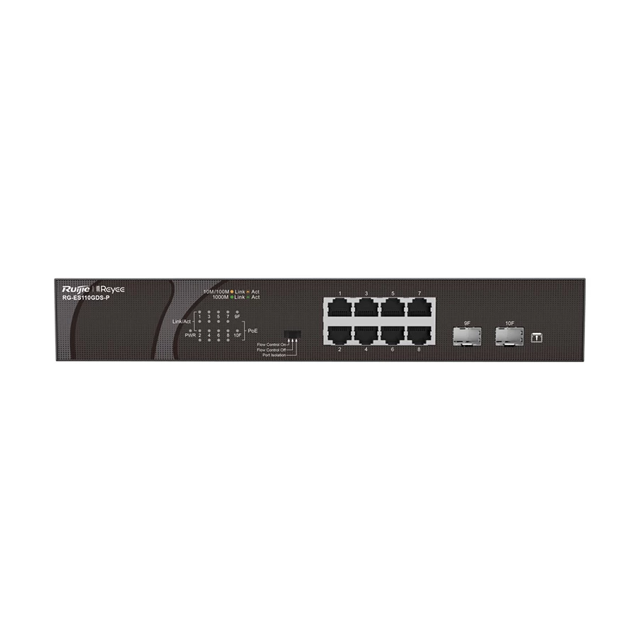 Ruijie RG-ES110GDS-P Network Switch