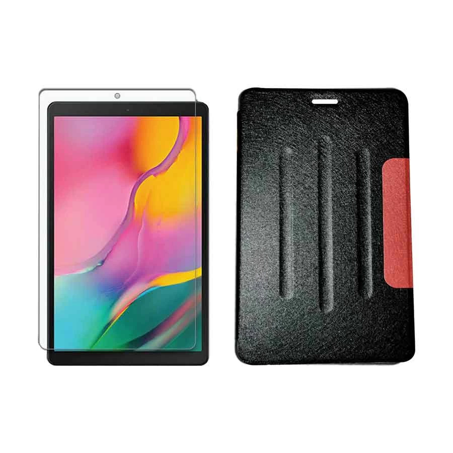 Samsung Tablet Book Cover & Glass Protector Tablet PC Case