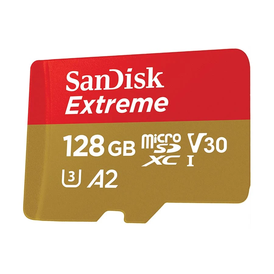 Sandisk Extreme 128GB Memory Card in BD
