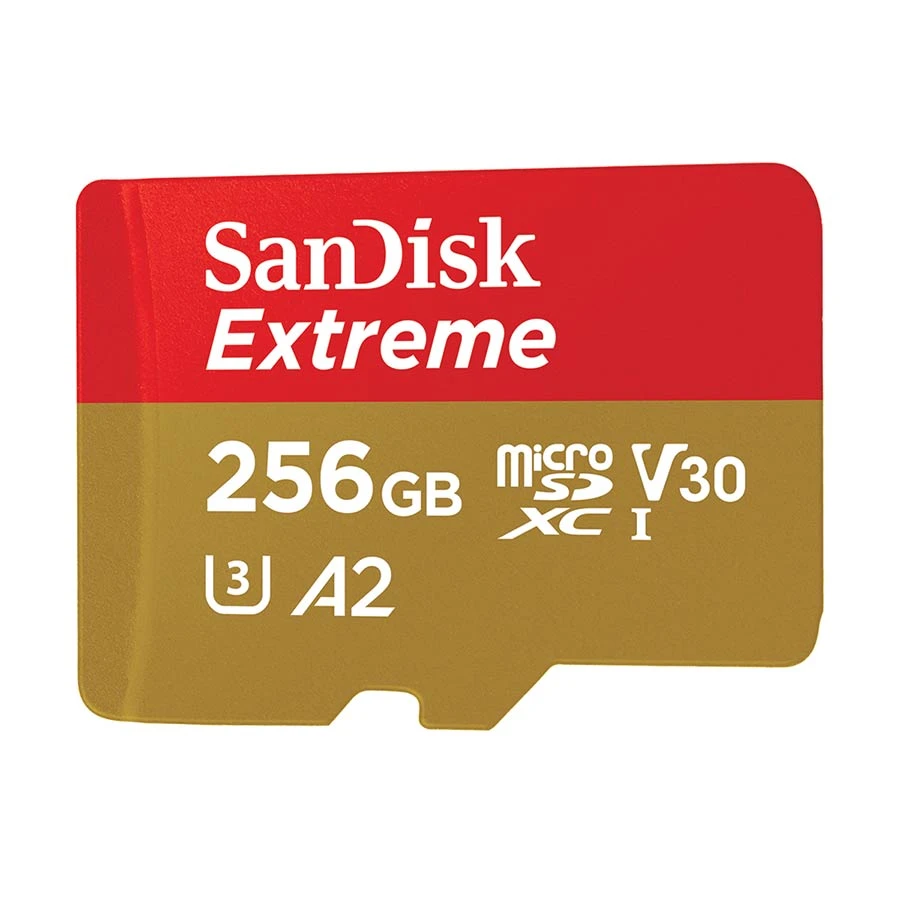 Sandisk Extreme 256GB Memory Card in BD