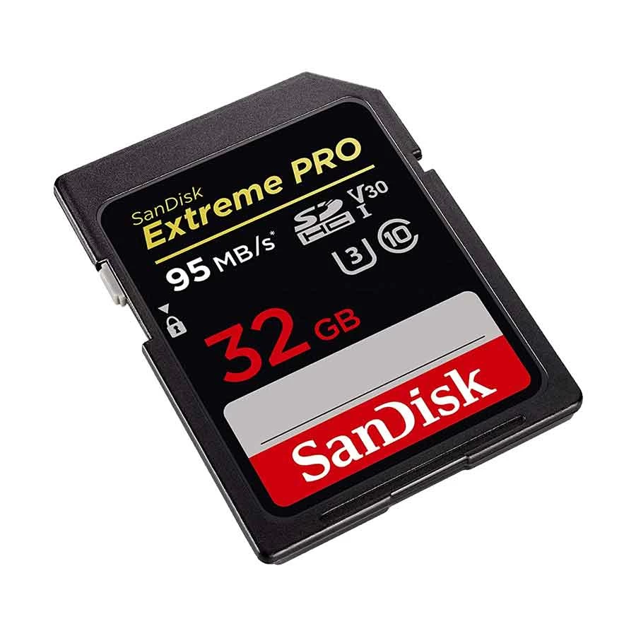 Sandisk Extreme Pro 32GB Memory Card in BD