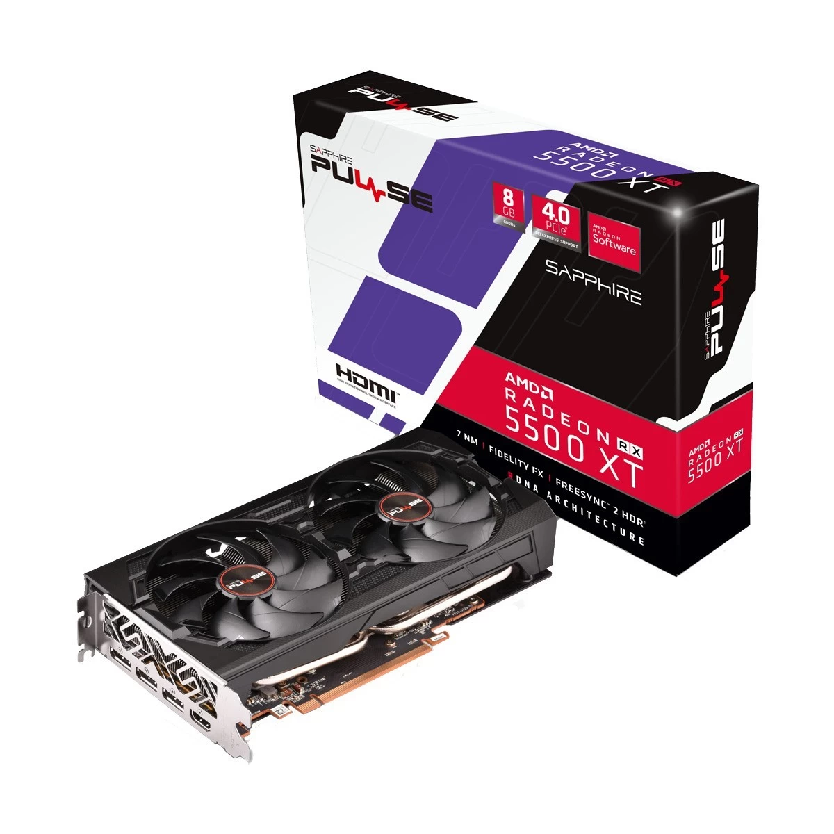 Sapphire Pulse Radeon RX 5500 XT 8G Graphics Card