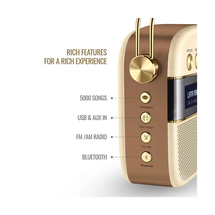 Saregama Carvaan 2.0 Gold Hindi Music Player Price in Bangladesh