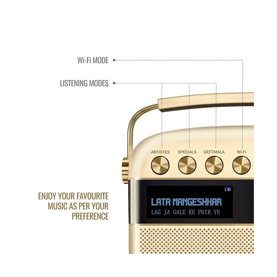 Saregama Carvaan 2.0 Gold Hindi Music Player specifications