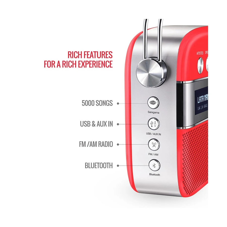 Saregama Carvaan Premium Pop Colour Hindi Music Player in BD