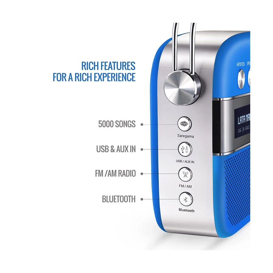 Saregama Carvaan Premium Pop Colour Hindi Music Player Price in Bangladesh