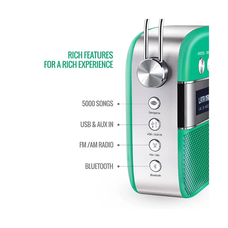 Saregama Carvaan Premium Pop Colour Hindi Music Player Price in Bangladesh