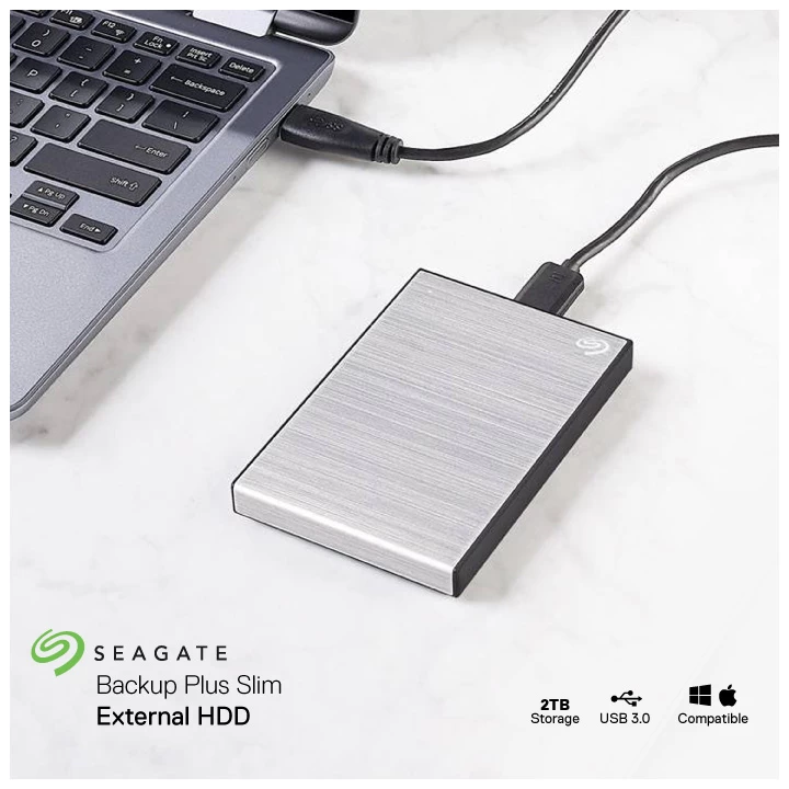 Seagate Backup Plus Slim External HDD in BD