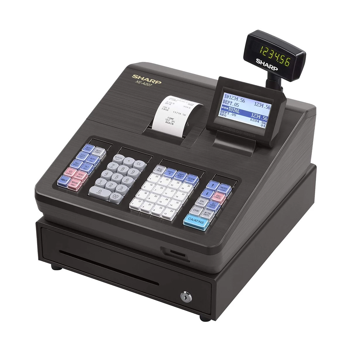 Sharp XE-A207 Cash Register Machine and Drawer