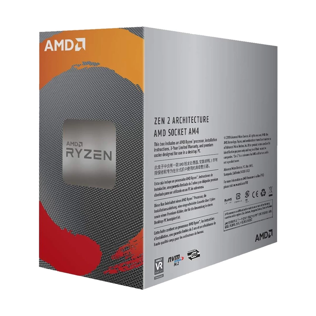 Amd AMD Ryzen 5 3600 Processor in BD