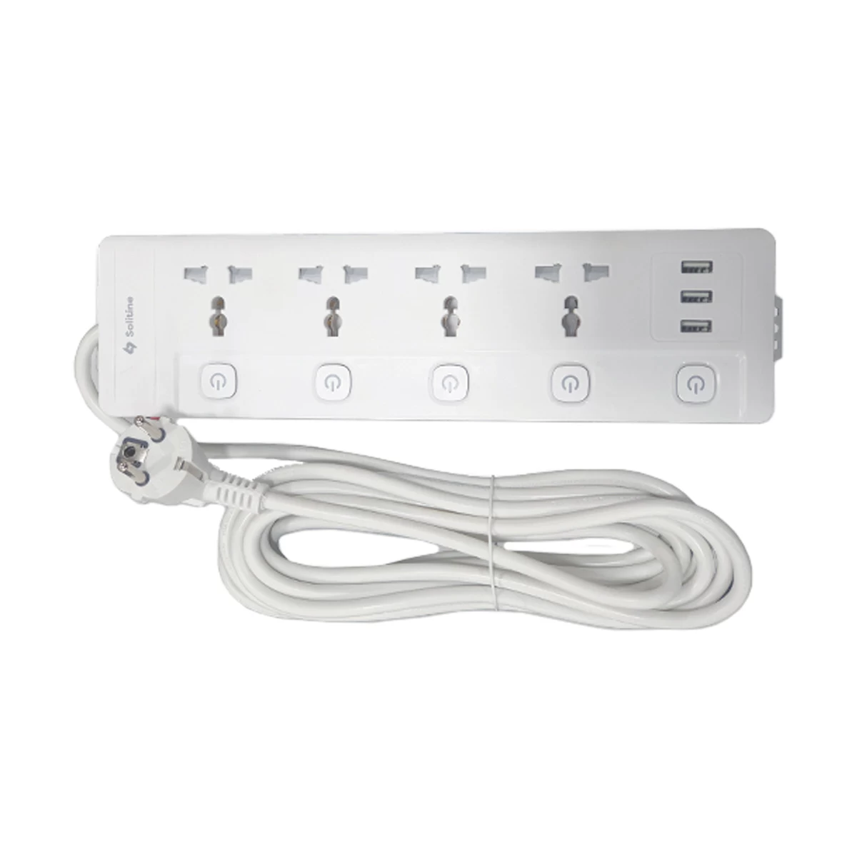 SOLITINE Solitine S2P-4-5M-U Power Strip