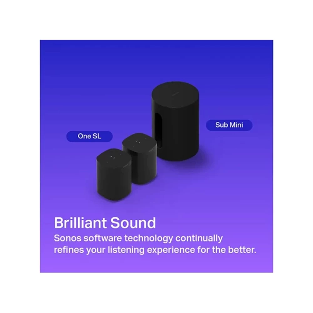 Sonos 2.1 Set with Sub Mini and One SL Home Theater Systems specifications