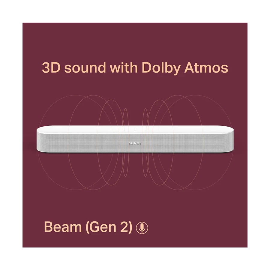 Sonos 3.1 Set with Beam (Gen 2) and Sub Home Theater Systems in BD
