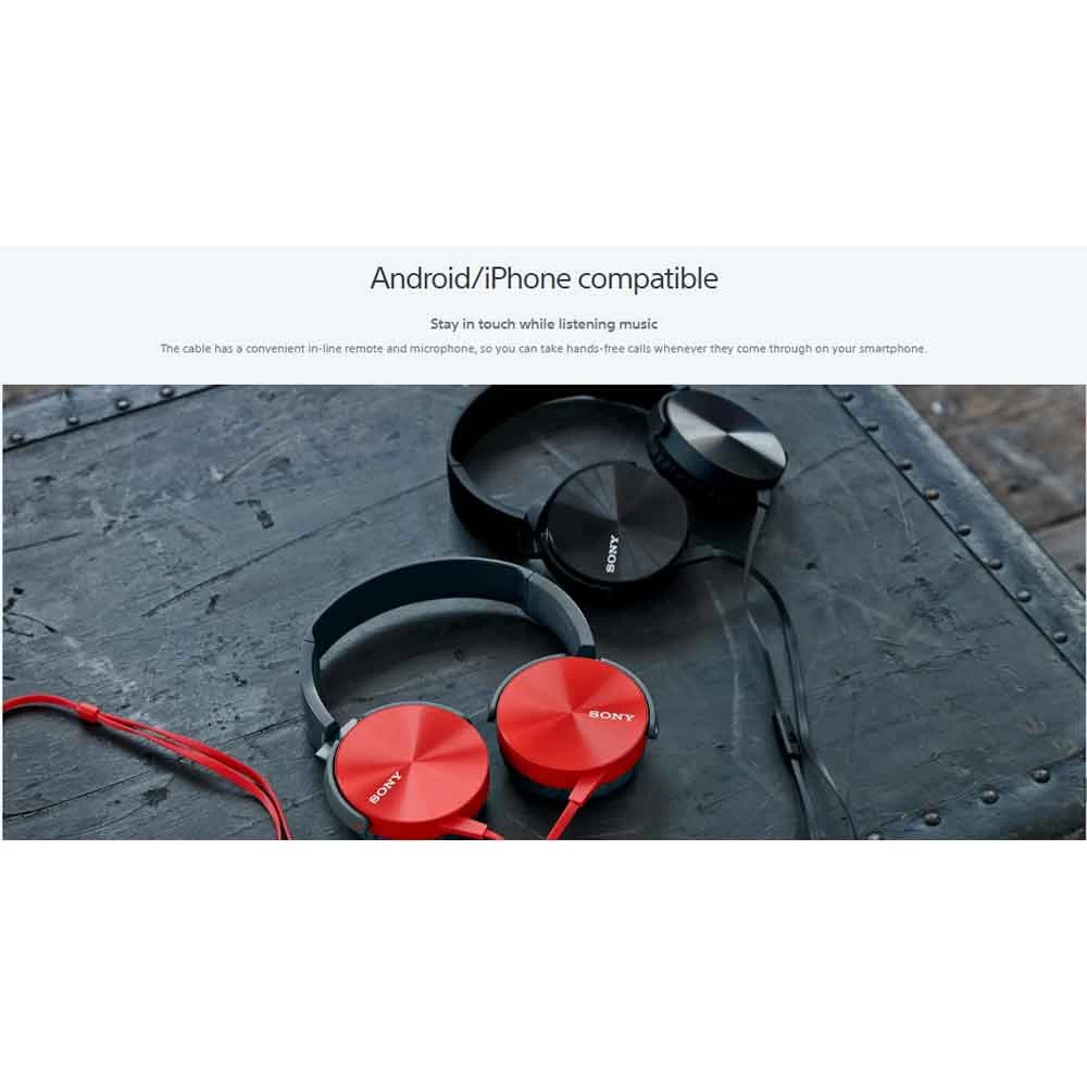 Sony MDR-XB450AP Headphone specifications