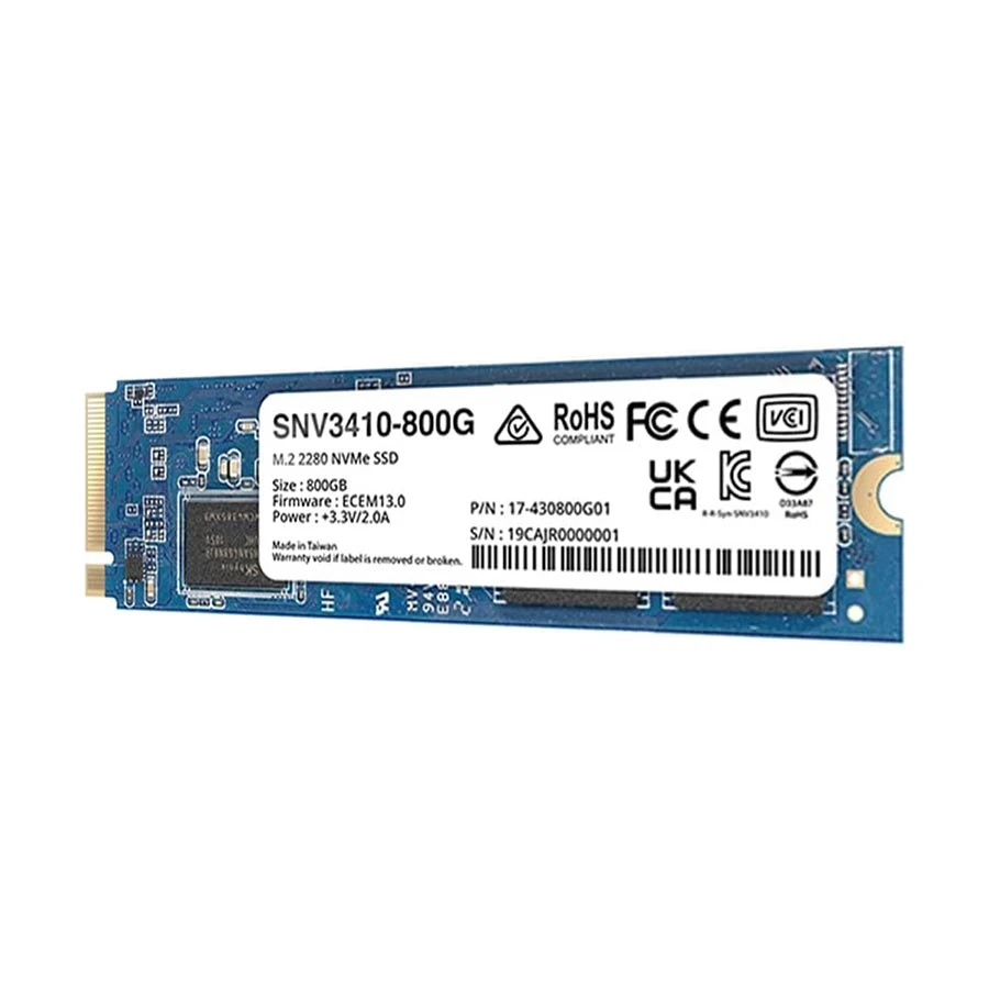 Synology SNV3400 Series 800GB Internal Server SSD in BD