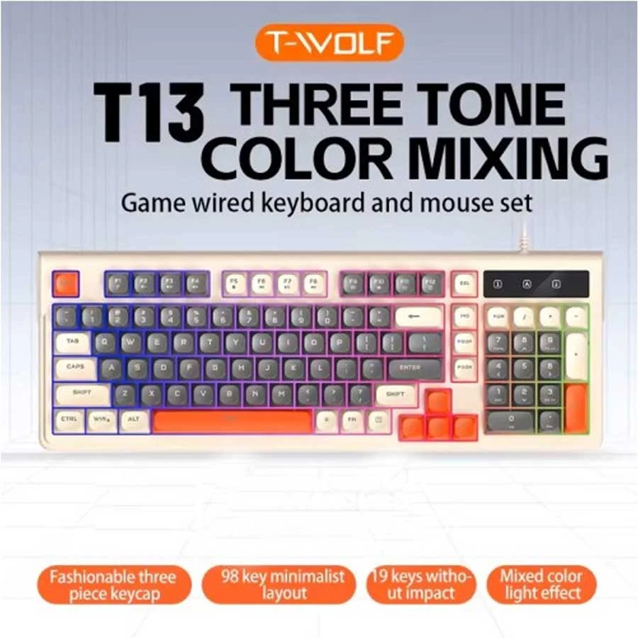 T-WOLF T-wolf T13 Keyboard Price in Bangladesh
