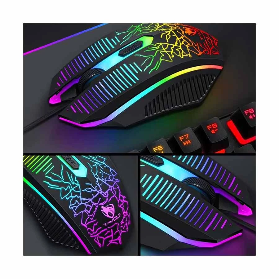 T-wolf TF400 4 In 1 Keyboard and Mouse Combo Price in BD