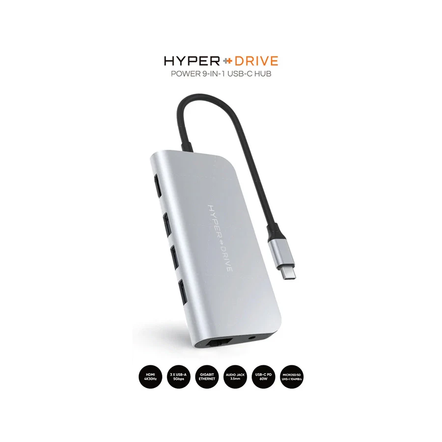 Targus HD30F Type-C Male to Tri USB, Type-C, HDMI, SD, MicroSD, LAN & Audio Female Cable / Converter / HUB Best Price