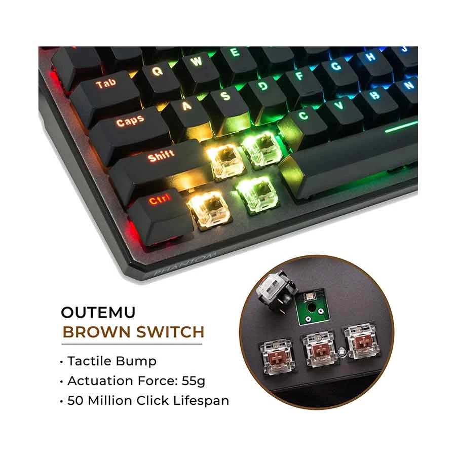 Tecware Phantom 87 RGB Keyboard Price in Bangladesh