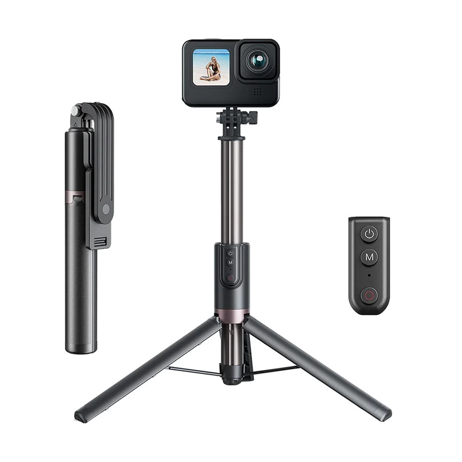 Telesin 1.3m Bluetooth Remote Control Selfie Stick Compact Camera Accessories Price in Bangladesh