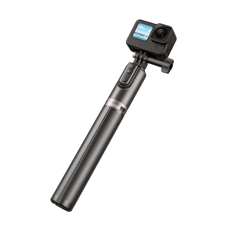 Telesin 1.3m Bluetooth Remote Control Selfie Stick Compact Camera Accessories Price in BD