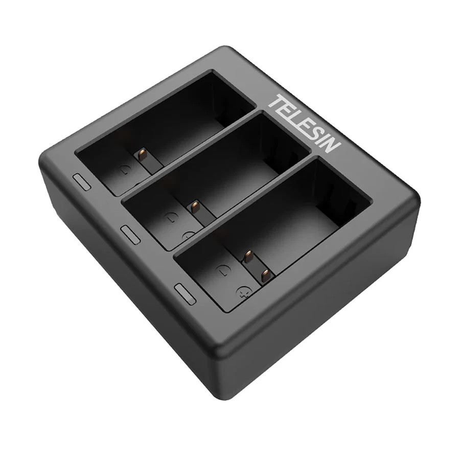 Telesin 3 Slots Charger DSLR Camera Accessories