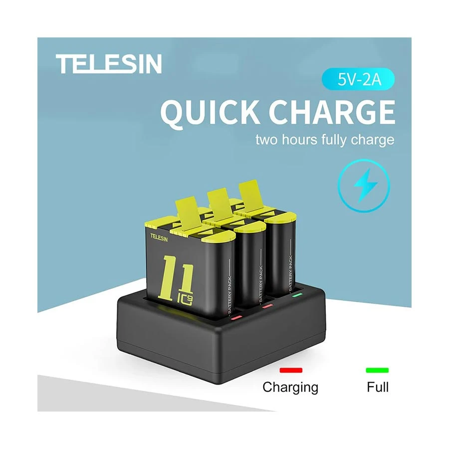 Telesin 3 Slots Charger DSLR Camera Accessories Price in BD