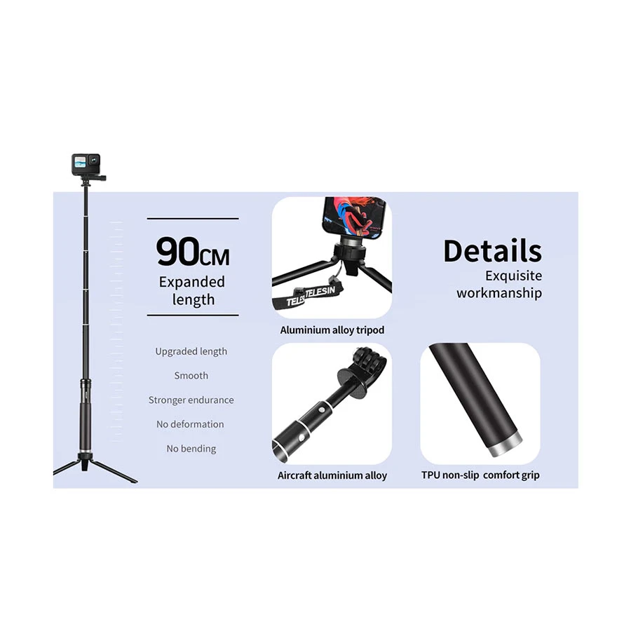 Telesin GP-MNP-090-S Compact Camera Accessories in BD