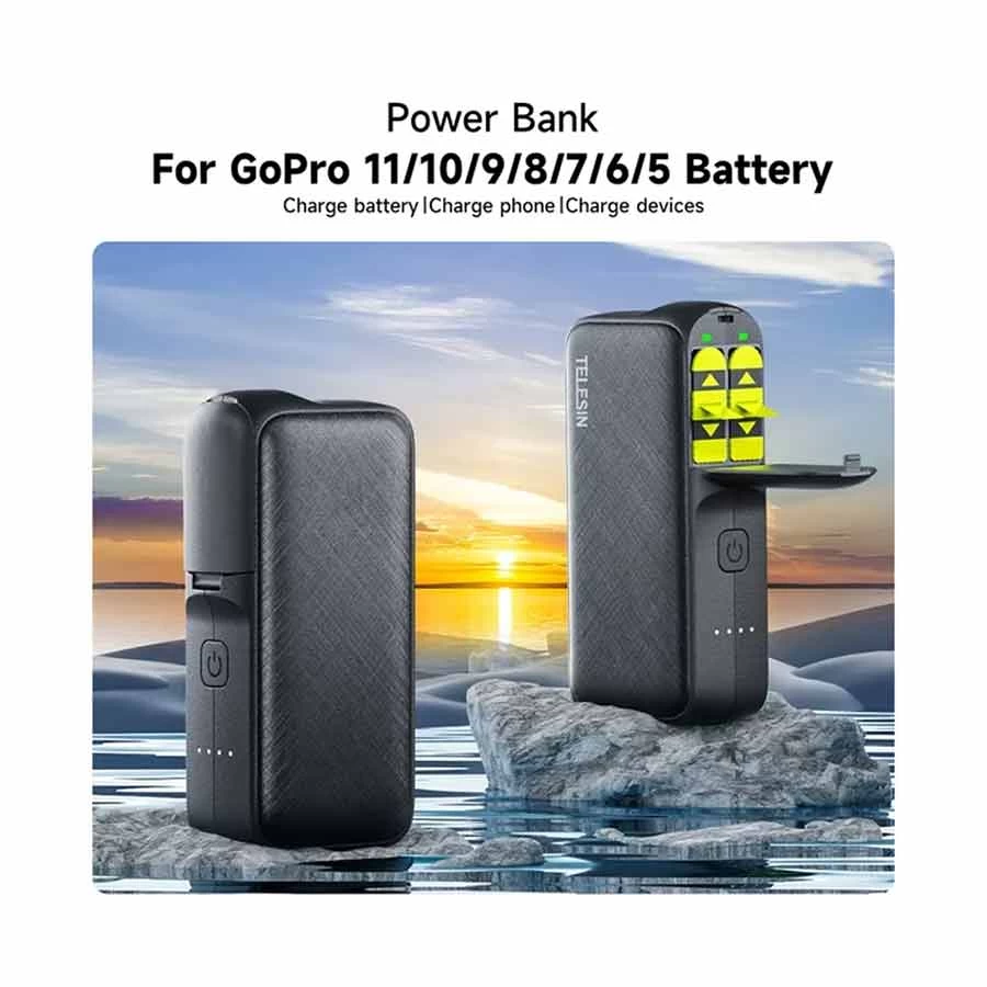 TELESIN Telesin Storage Charging Case Power Bank Compact Camera Accessories in BD