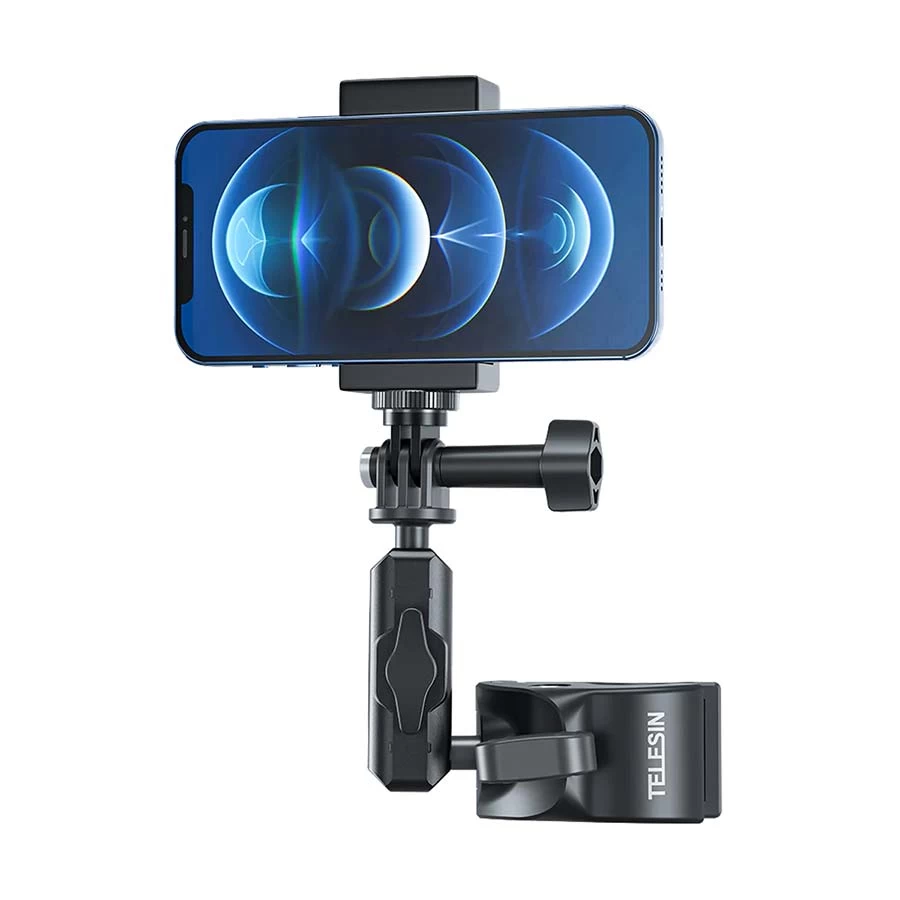 Telesin Universal Handlebar Mount Tube Clamp Compact Camera Accessories