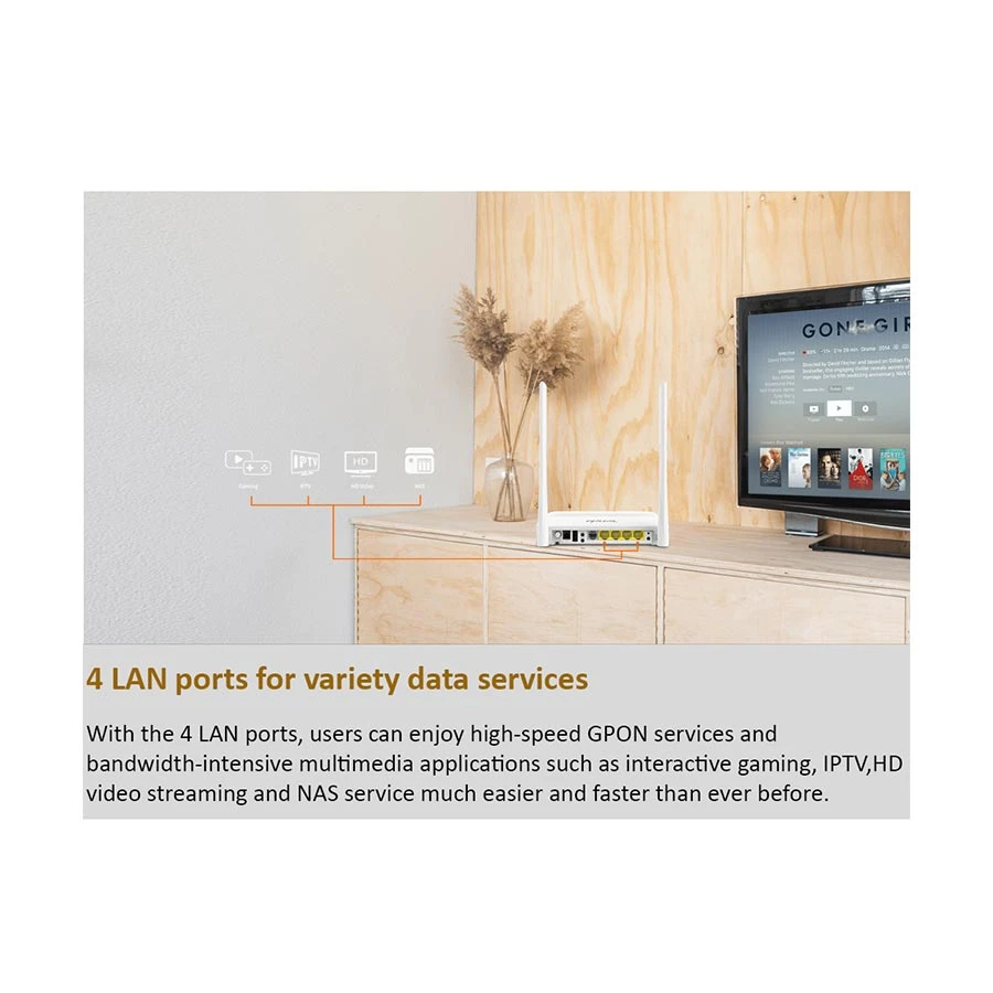 Tenda HG6 N300 Network Router specifications