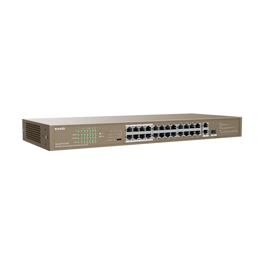 Tenda TEF1126P-24-250W Network Switch Price in Bangladesh