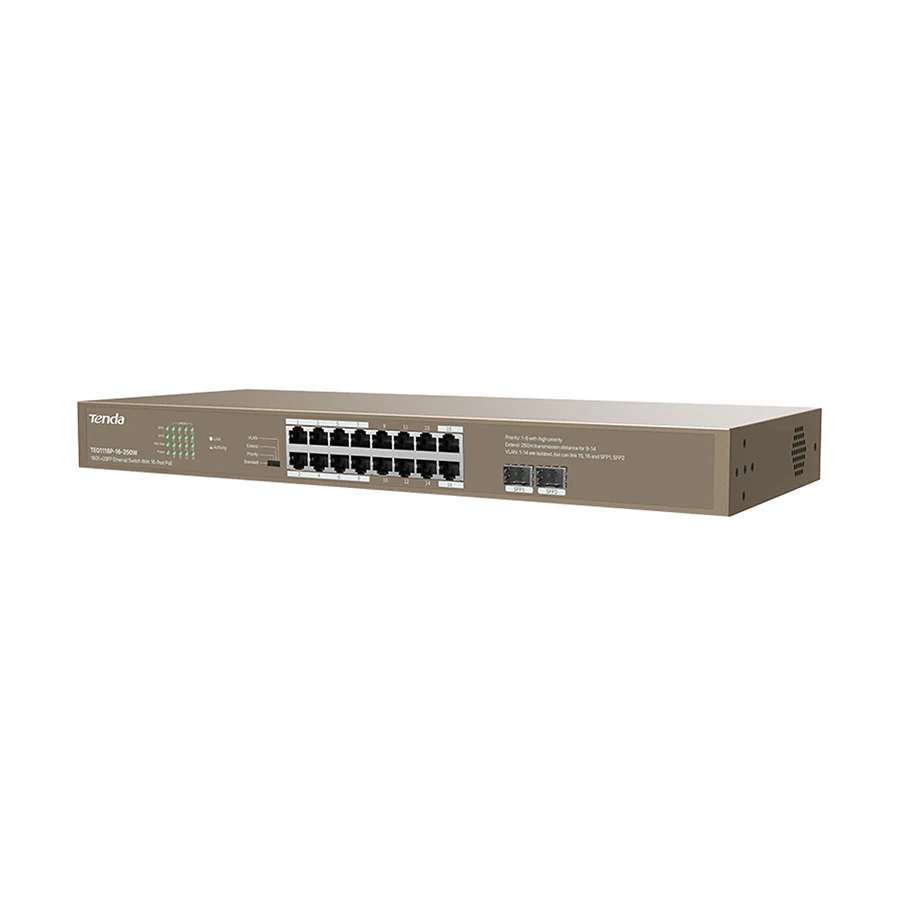 Tenda TEG1118P-16-250W Network Switch Price in Bangladesh