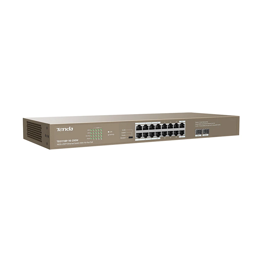 Tenda TEG1118P-16-250W Network Switch in BD