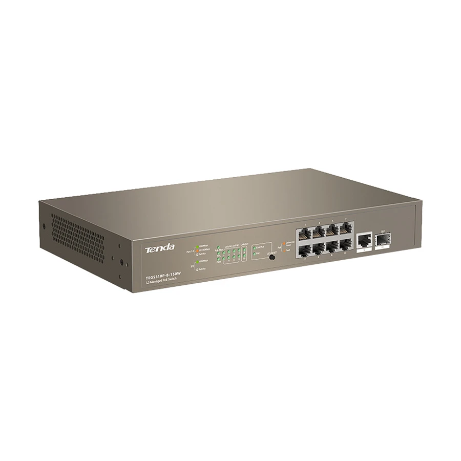 Tenda TEG5310P-8-150W Network Switch in BD