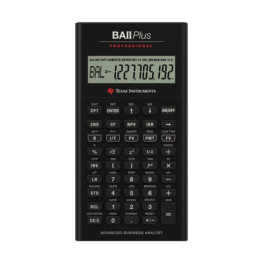 Texas Instruments BA II Plus Professional Calculator