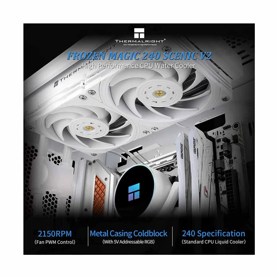 Thermalright Frozen Magic 240 Scenic V2 ARGB AIO CPU Cooler Price in Bangladesh
