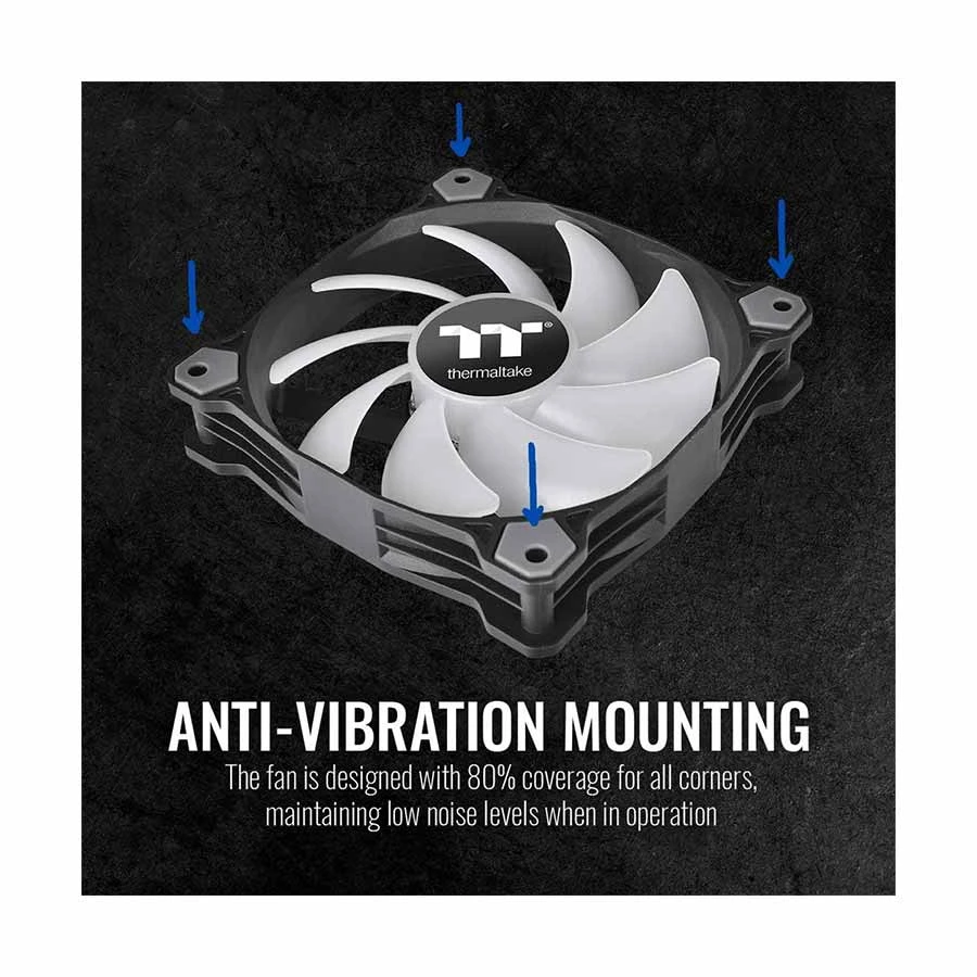 Thermaltake Pure A12 Blue LED Radiator Casing Fan in BD