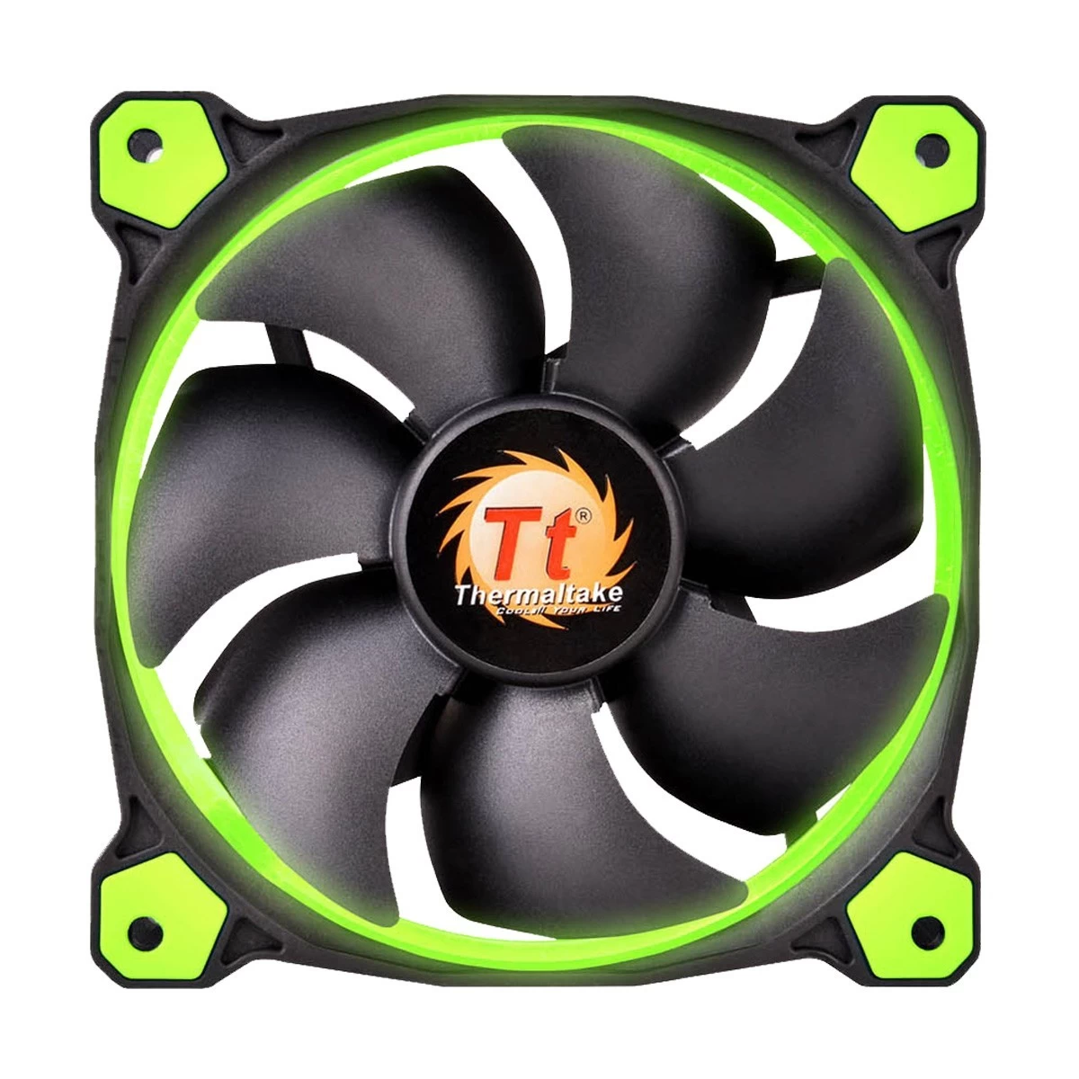 Thermaltake Riing 14 Green LED Radiator Casing Fan