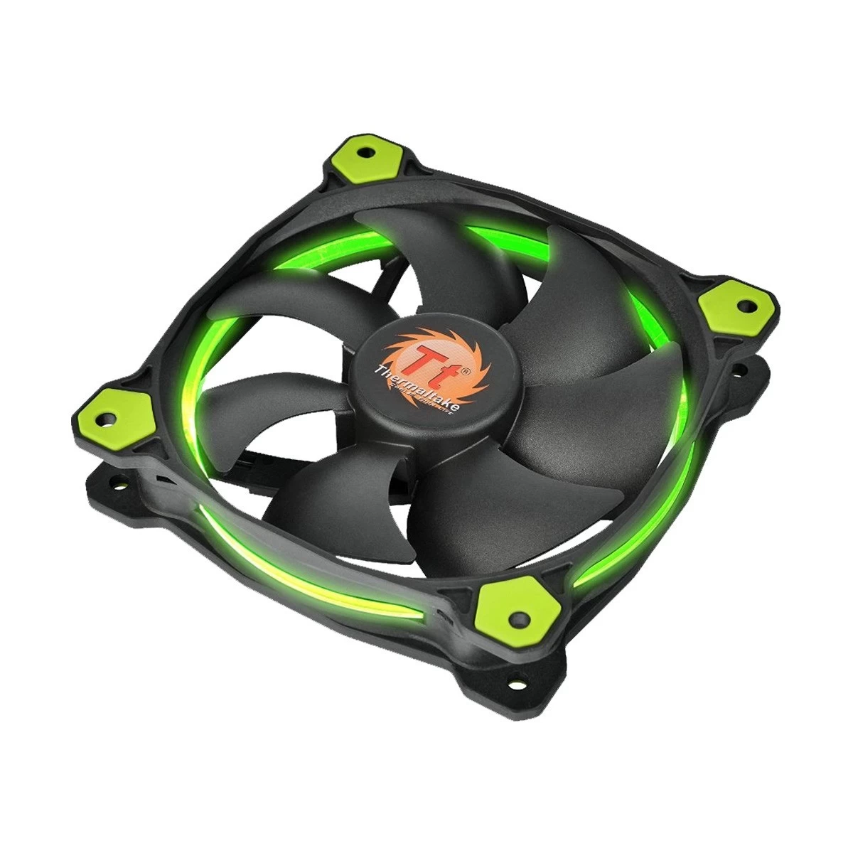 Thermaltake Riing 14 Green LED Radiator Casing Fan in BD