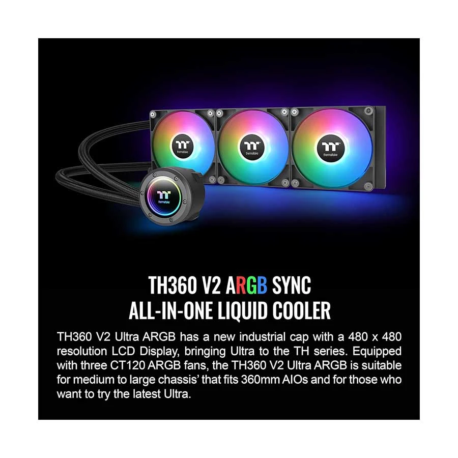 Thermaltake TH360 V2 ARGB Sync AIO CPU Cooler Price in BD