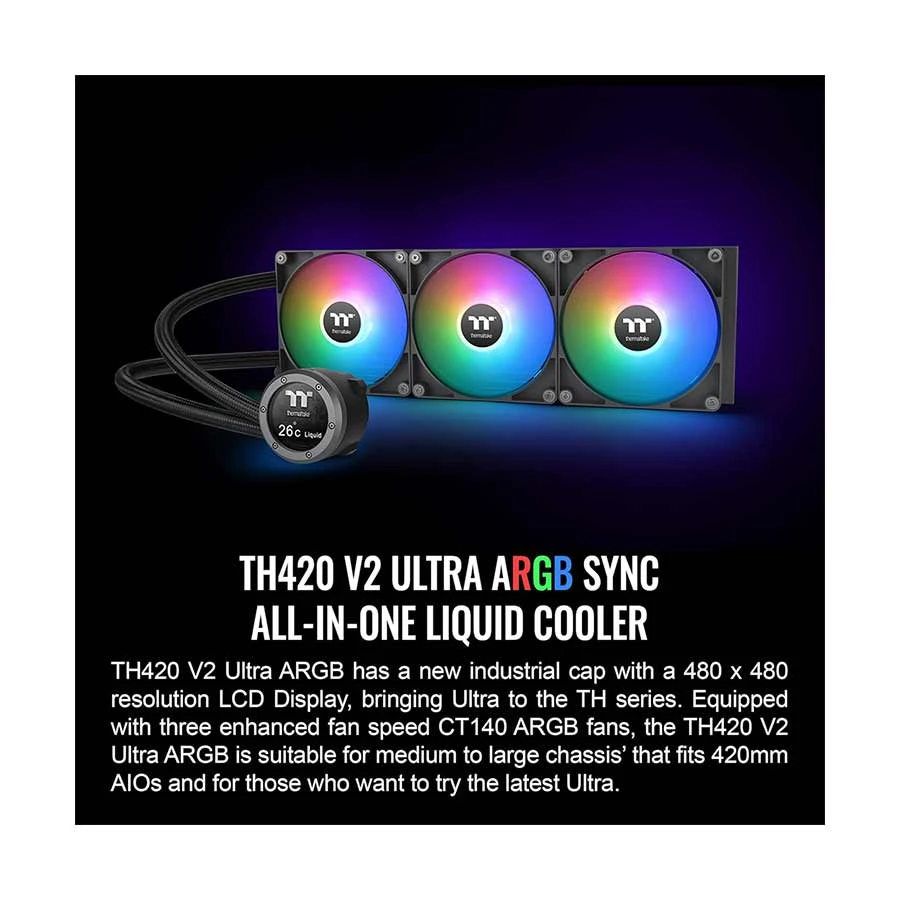 Thermaltake TH420 V2 Ultra ARGB Sync AIO CPU Cooler Price in BD