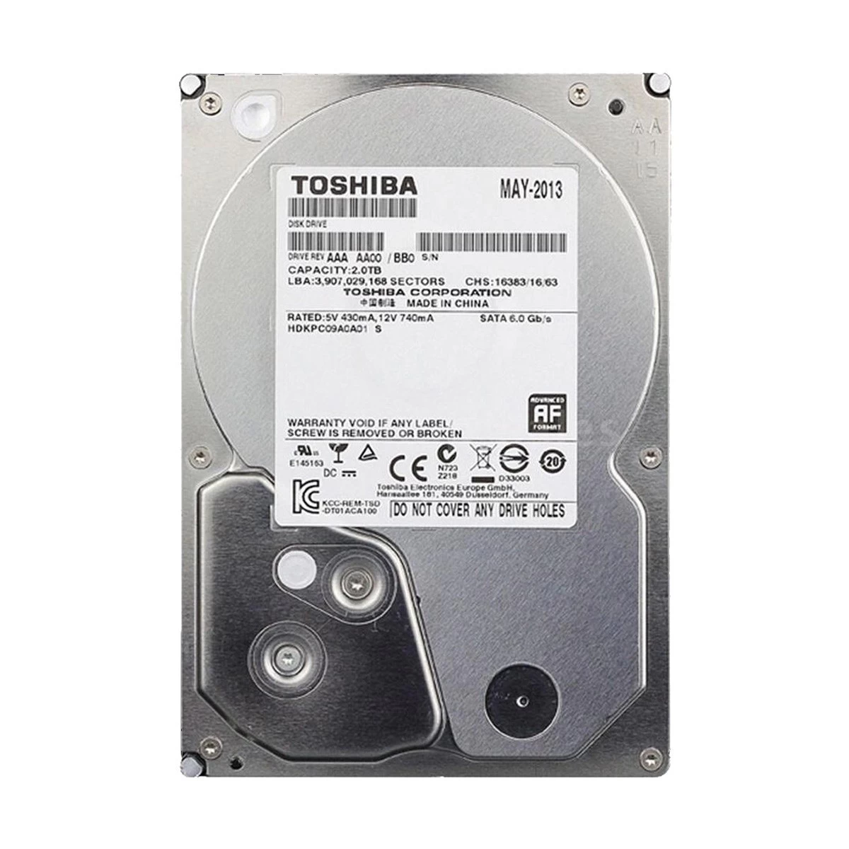 Toshiba DT01ACA200 2TB Internal HDD