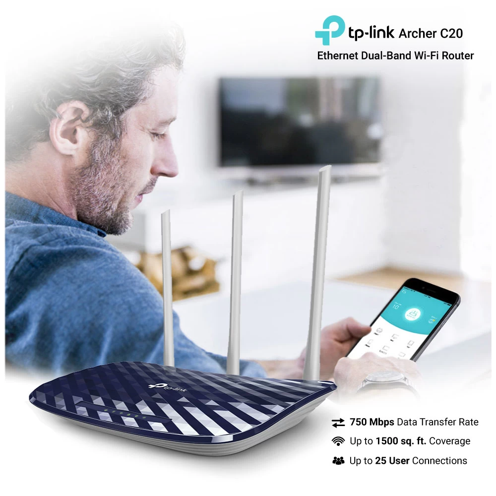 TP-Link Archer C20 Network Router
