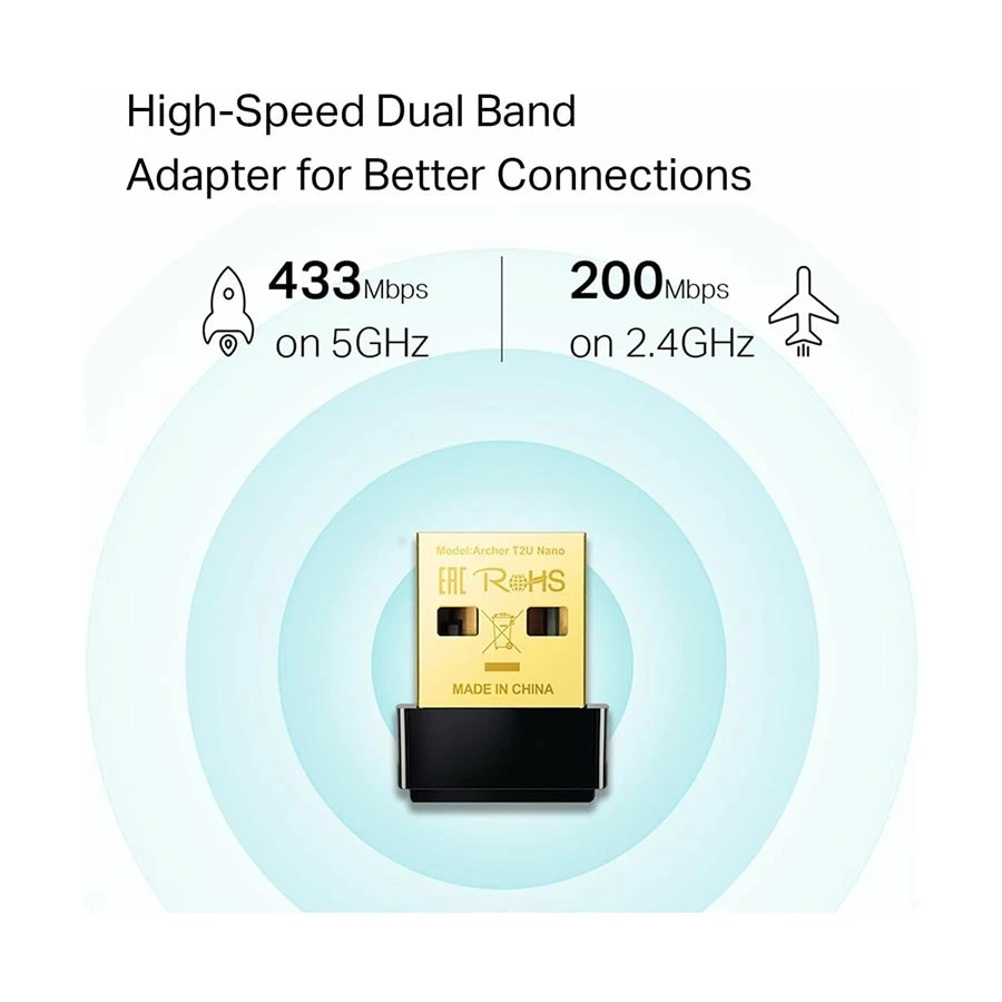 TP-Link Archer T2U Nano AC600 Wifi Adapter