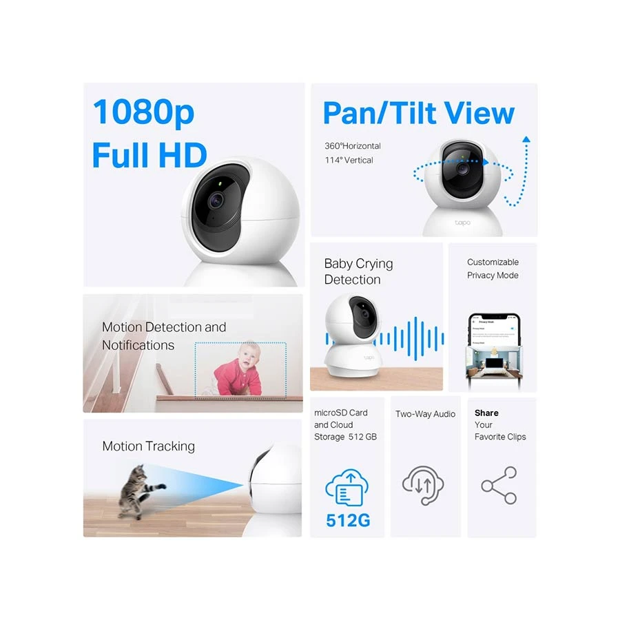 Tp-link TP-Link Tapo C200C Wireless / Wi-Fi Camera Price in Bangladesh