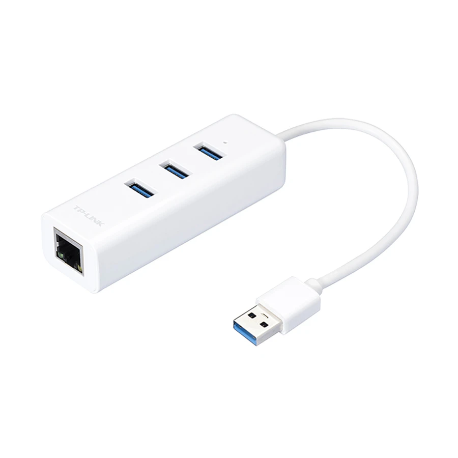 Tp-link TP-Link UE330 V4 USB Male to Tri & LAN Female Cable / Converter / HUB in BD