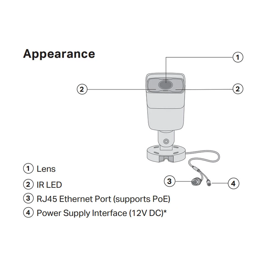Tp-link TP-Link VIGI C340I IP Camera specifications