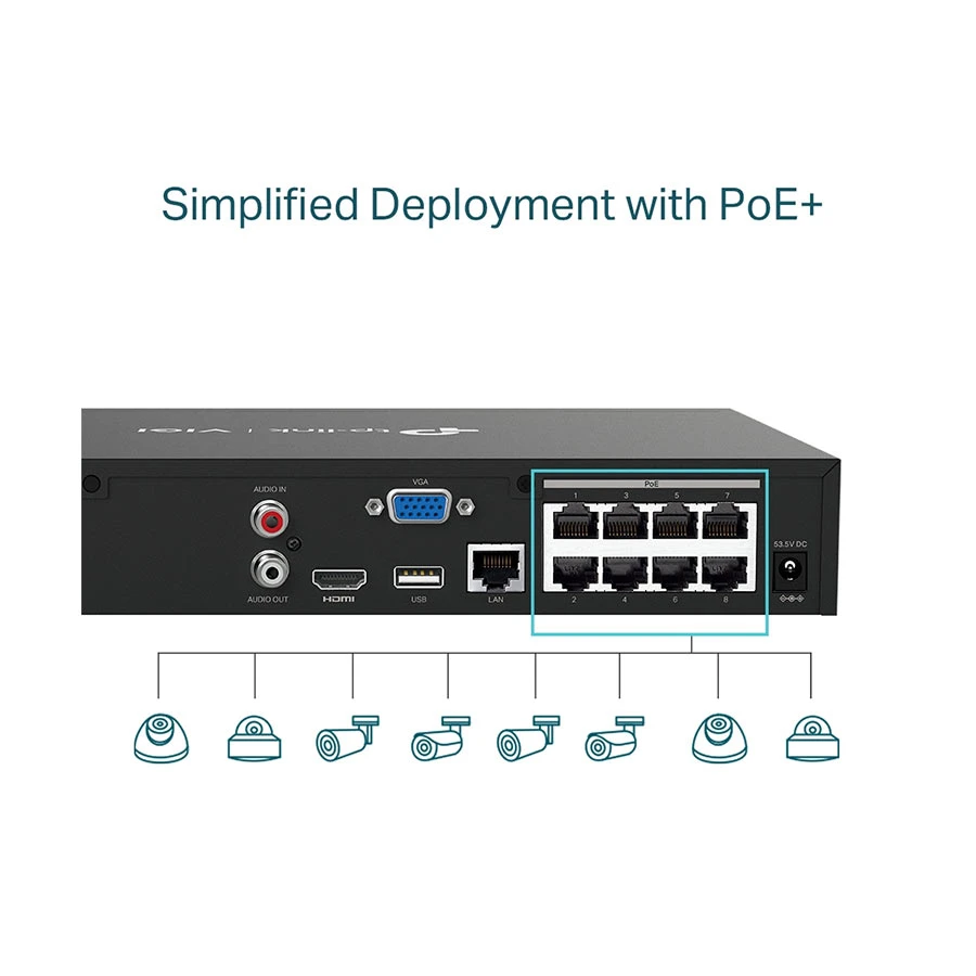 Tp-Link VIGI NVR1008H-8P V1 NVR Price in BD